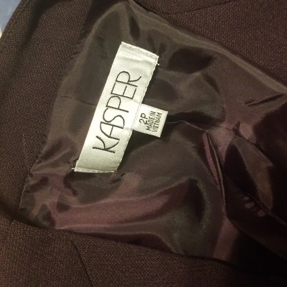 Dark purple Kasper blazer - Picture 3 of 5